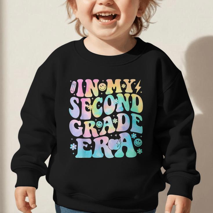 In My Second Grade Era Girl Tie Dye 2nd Grade Back To School Graphic Toddler Sweatshirt In My Second Grade Era Girl Tie Dye 2nd Grade Back To School Graphic Toddler Sweatshirt