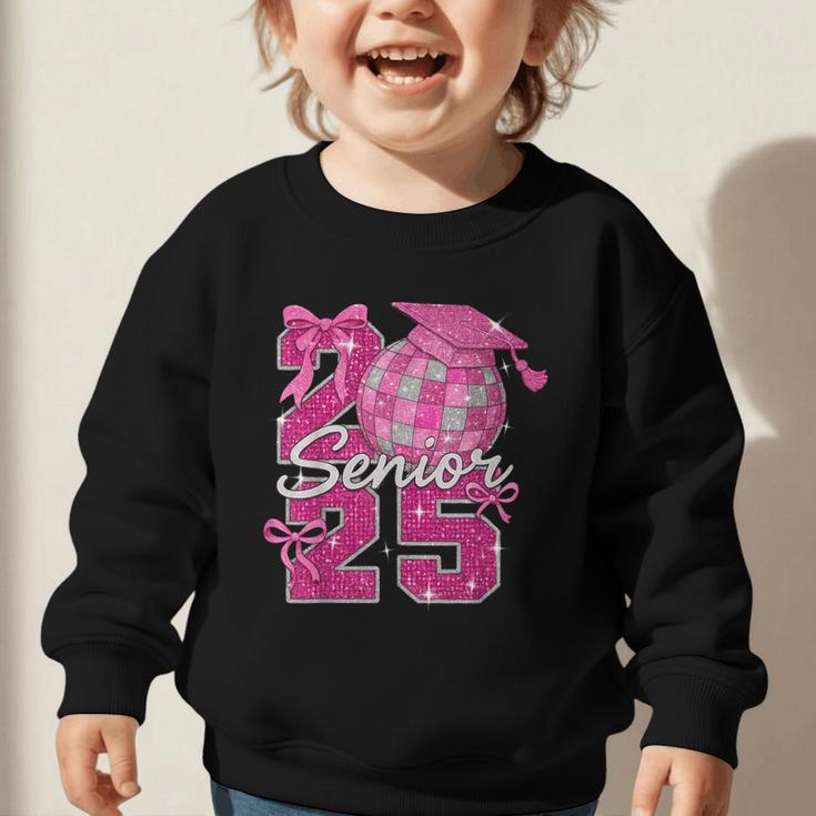 Senior 2025 Class Of 2025 Bows Back To School 2025 Graphic Toddler Sweatshirt