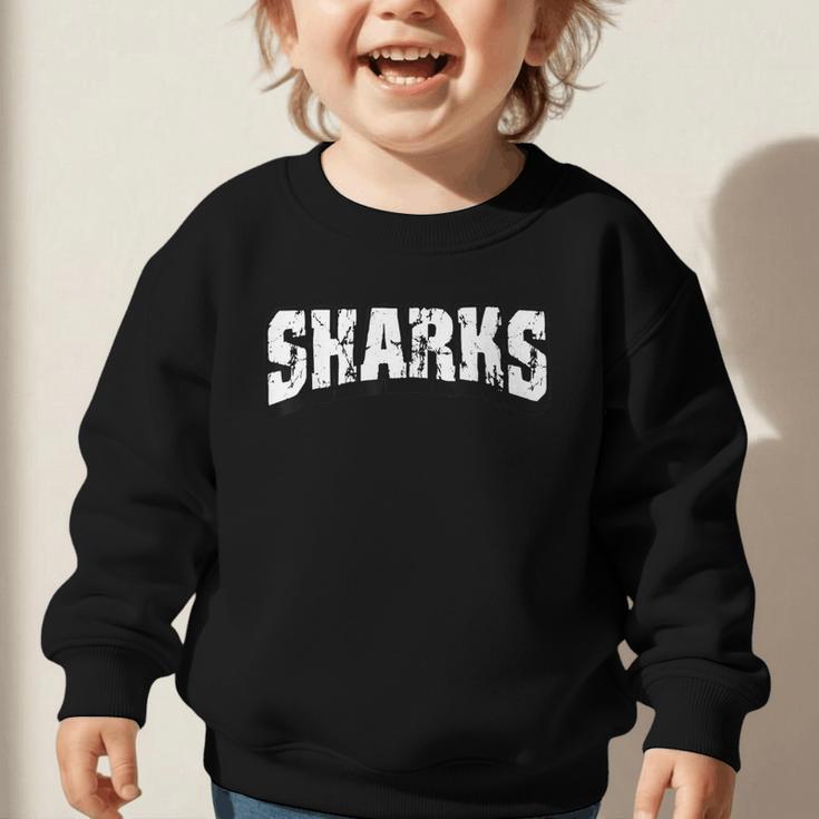 Sharks Back To School Spirit Graphic Toddler Sweatshirt Sharks Back To School Spirit Graphic Toddler Sweatshirt