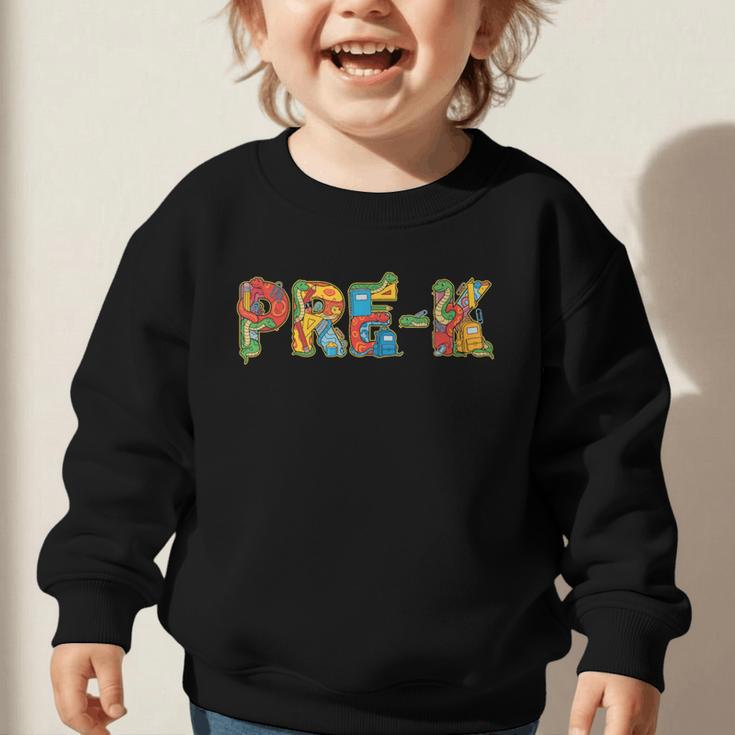Snake Pre K Back To School Kids Boys Girls Graphic Toddler Sweatshirt Snake Pre K Back To School Kids Boys Girls Graphic Toddler Sweatshirt