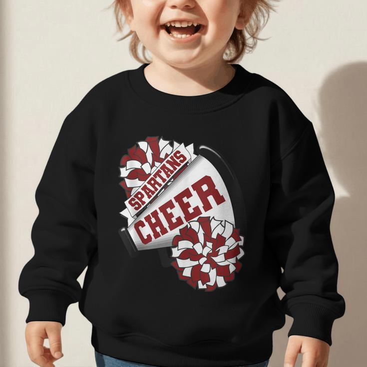 Spartans Cheer Back To School Cheerleading Spirit M Graphic Toddler Sweatshirt Spartans Cheer Back To School Cheerleading Spirit M Graphic Toddler Sweatshirt