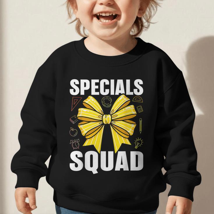 Specials Squad Tie Dye Back To School Women Appreciation Graphic Toddler Sweatshirt Specials Squad Tie Dye Back To School Women Appreciation Graphic Toddler Sweatshirt