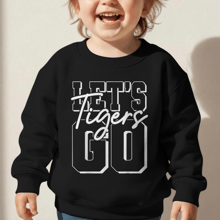 Tigers Back To School Spirit Graphic Toddler Sweatshirt Tigers Back To School Spirit Graphic Toddler Sweatshirt