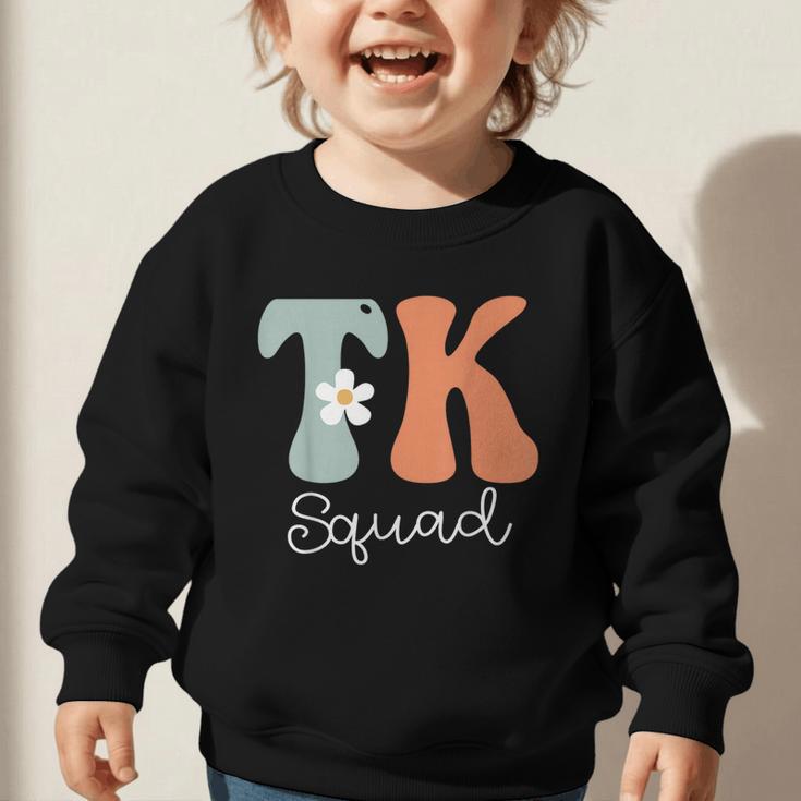 TK Squad Groovy Women Appreciation Day Hello Back To School Graphic Toddler Sweatshirt TK Squad Groovy Women Appreciation Day Hello Back To School Graphic Toddler Sweatshirt