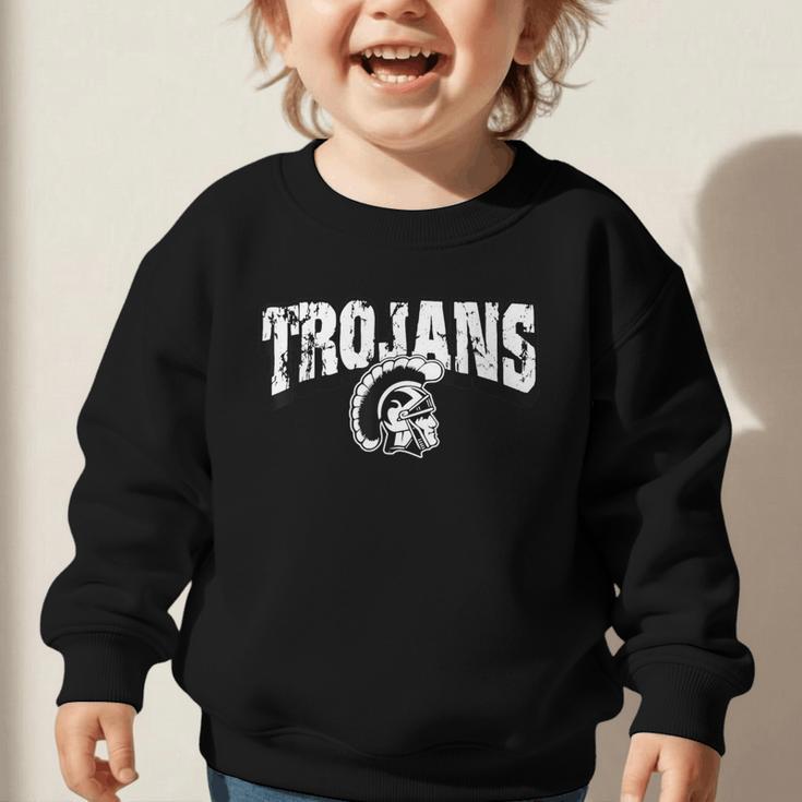 Trojan Back To School Spirit Graphic Toddler Sweatshirt Trojan Back To School Spirit Graphic Toddler Sweatshirt