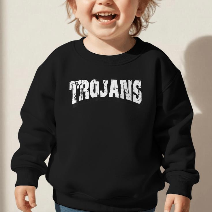 Trojans Back To School Spirit Graphic Toddler Sweatshirt