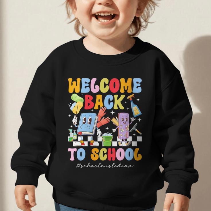 Women's Back To School Custodian First Day Of School Custodian Graphic Toddler Sweatshirt Women's Back To School Custodian First Day Of School Custodian Graphic Toddler Sweatshirt