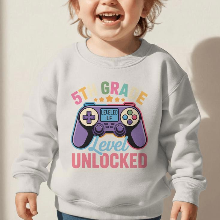 5th Grade Level Unlocked Shirt – Gamer Back To School Performance Graphic Toddler Sweatshirt 5th Grade Level Unlocked Shirt – Gamer Back To School Performance Graphic Toddler Sweatshirt