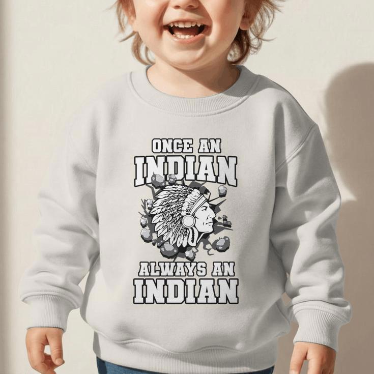 Always An Indian Back To School Spirit Premium Tri-Blend Graphic Toddler Sweatshirt Always An Indian Back To School Spirit Premium Tri-Blend Graphic Toddler Sweatshirt