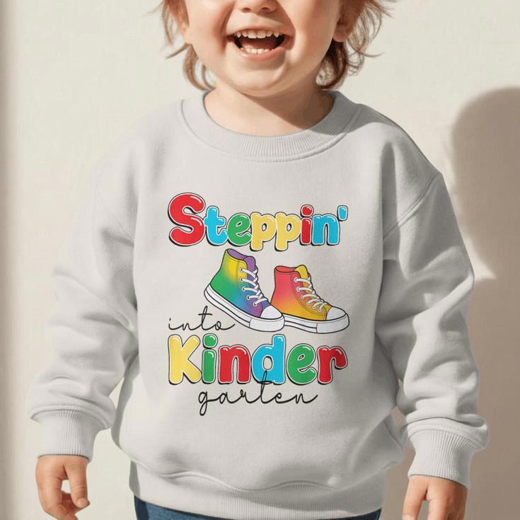 Back To School Girls Boys First Day Of Kindergarten Graphic Toddler Sweatshirt Back To School Girls Boys First Day Of Kindergarten Graphic Toddler Sweatshirt