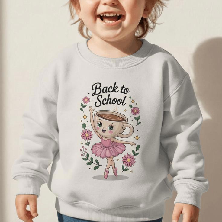 Ballerina Cappuccina Girls Italian Brainrot Back To School Graphic Toddler Sweatshirt Ballerina Cappuccina Girls Italian Brainrot Back To School Graphic Toddler Sweatshirt