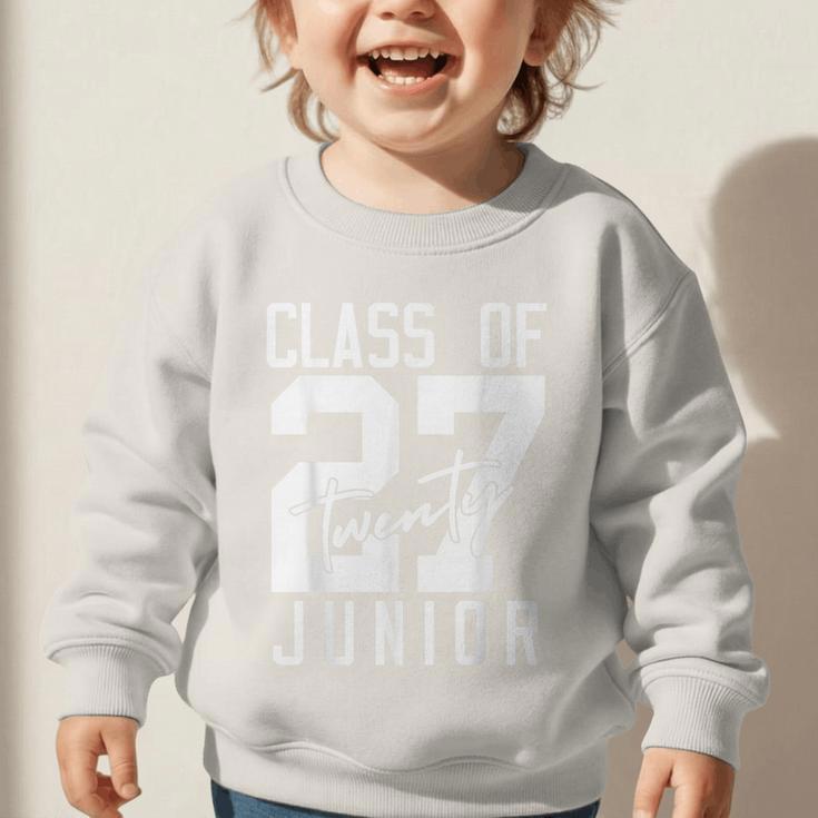 Class Of 2027 Junior High Schooler 11th Grade Back To School Graphic Toddler Sweatshirt