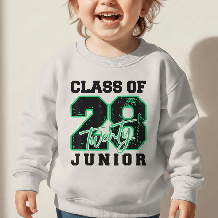 Class Of 2028 Junior High School Back To School 11th Grade Graphic Toddler Sweatshirt Class Of 2028 Junior High School Back To School 11th Grade Graphic Toddler Sweatshirt