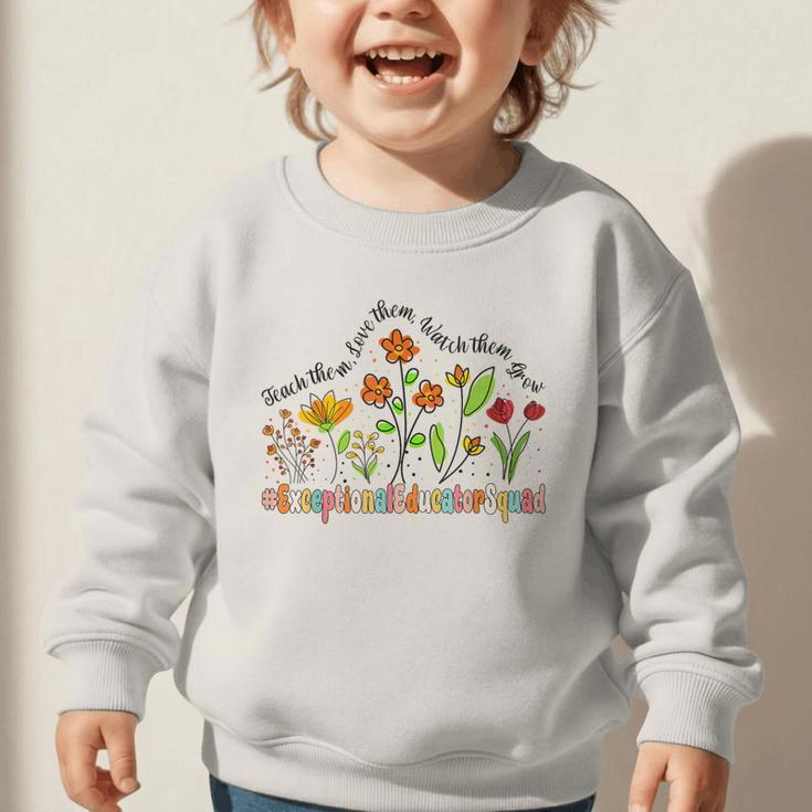 Exceptional Educator Squad Appreciation Week Back To School Graphic Toddler Sweatshirt