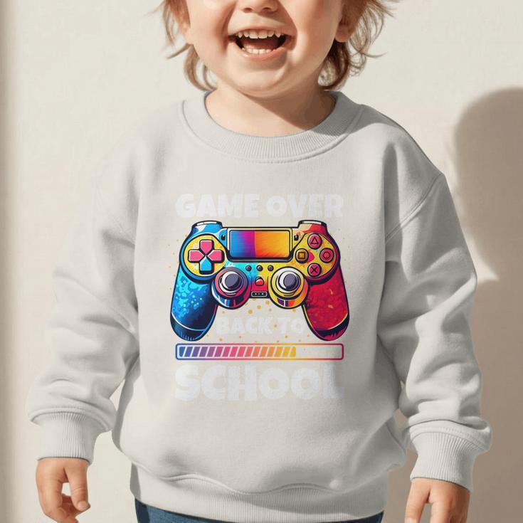 Game Over Back To School Gaming Controller Kids Gamer Premium Tri-Blend Graphic Toddler Sweatshirt Game Over Back To School Gaming Controller Kids Gamer Premium Tri-Blend Graphic Toddler Sweatshirt