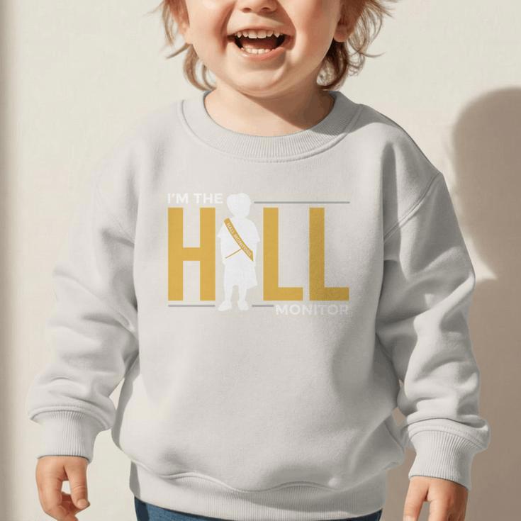 Hall Monitor Back To School Student Graphic Toddler Sweatshirt Hall Monitor Back To School Student Graphic Toddler Sweatshirt