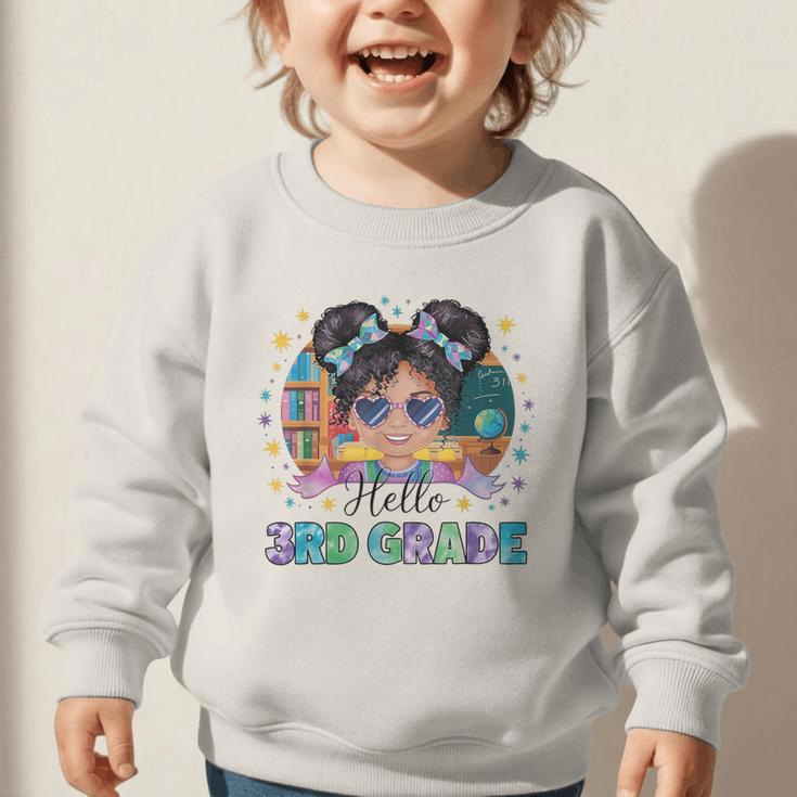 Hello 3rd Grade Girl Back To School Kids Boys Girls Graphic Toddler Sweatshirt Hello 3rd Grade Girl Back To School Kids Boys Girls Graphic Toddler Sweatshirt