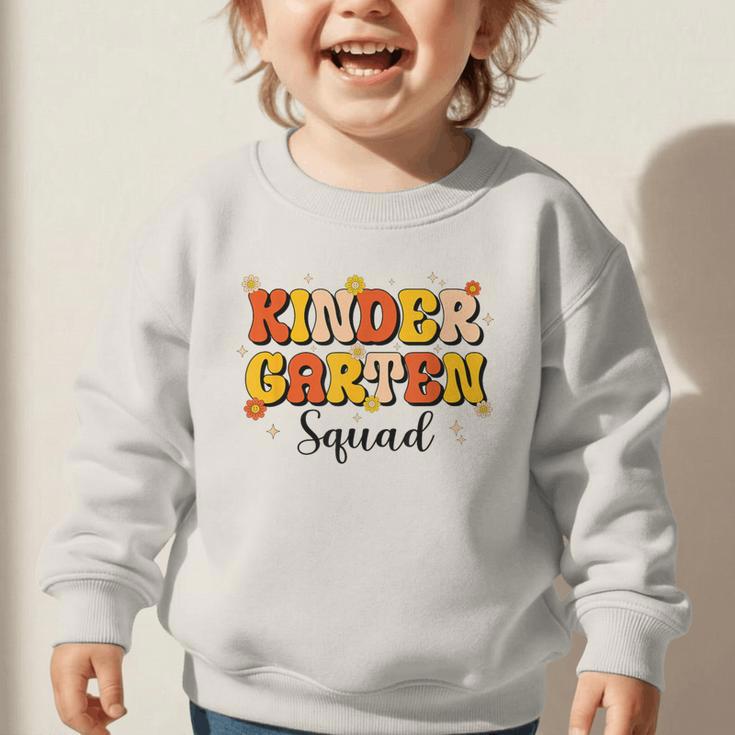 Kinder Garten Squad Team Back To School Kinder Garten Kids Graphic Toddler Sweatshirt Kinder Garten Squad Team Back To School Kinder Garten Kids Graphic Toddler Sweatshirt