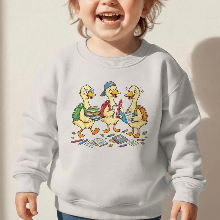 Kindergarten 1st Grade Goose Back To School Boys Graphic Toddler Sweatshirt Kindergarten 1st Grade Goose Back To School Boys Graphic Toddler Sweatshirt