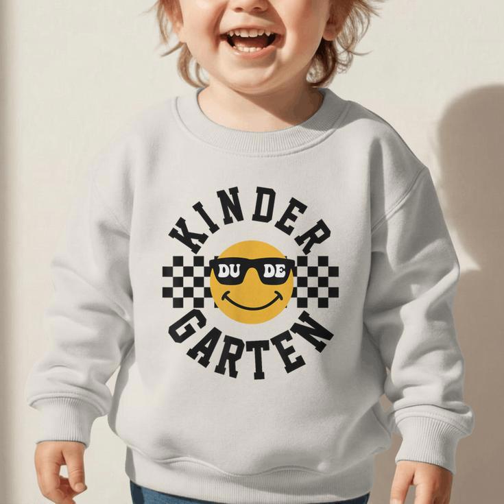Kindergarten Dude Back To School Kinder Students Kids Graphic Toddler Sweatshirt Kindergarten Dude Back To School Kinder Students Kids Graphic Toddler Sweatshirt