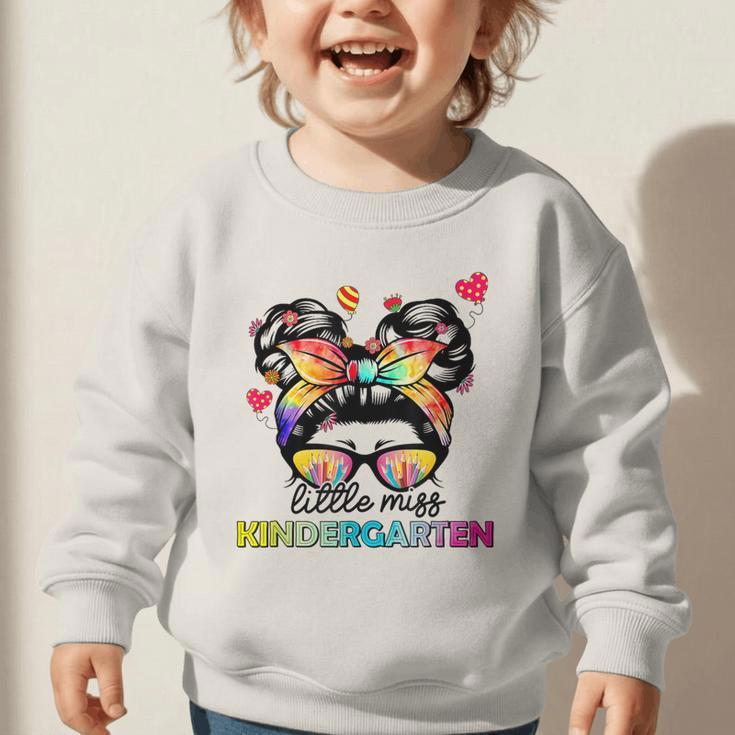 Little Miss Kindergarten Back To School Kindergarten Girls Graphic Toddler Sweatshirt Little Miss Kindergarten Back To School Kindergarten Girls Graphic Toddler Sweatshirt