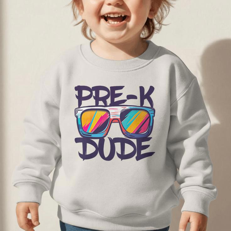 Pre-K Dude Shirt Graduation Back To School PreK Boy Girl Graphic Toddler Sweatshirt