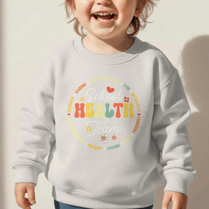 School Health Team Squad Back To School Nurse Squad Premium Tri-Blend Graphic Toddler Sweatshirt School Health Team Squad Back To School Nurse Squad Premium Tri-Blend Graphic Toddler Sweatshirt