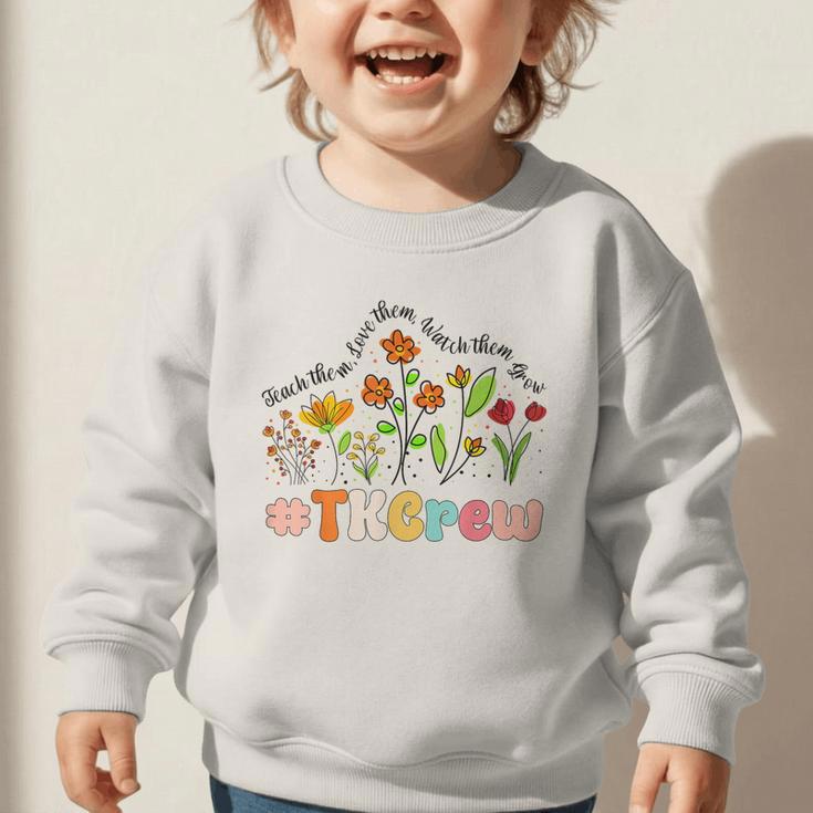 TK Crew Appreciation Week Back To School Graphic Toddler Sweatshirt TK Crew Appreciation Week Back To School Graphic Toddler Sweatshirt