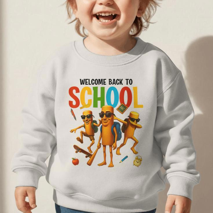 Tung Tung Sahur Back To School Brainrot Meme Boys Girls Kid Graphic Toddler Sweatshirt Tung Tung Sahur Back To School Brainrot Meme Boys Girls Kid Graphic Toddler Sweatshirt