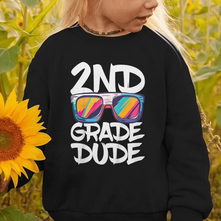 2nd Grade Dude Shirt Back To School Second Grade Boy Girl Graphic Toddler Sweatshirt 2nd Grade Dude Shirt Back To School Second Grade Boy Girl Graphic Toddler Sweatshirt