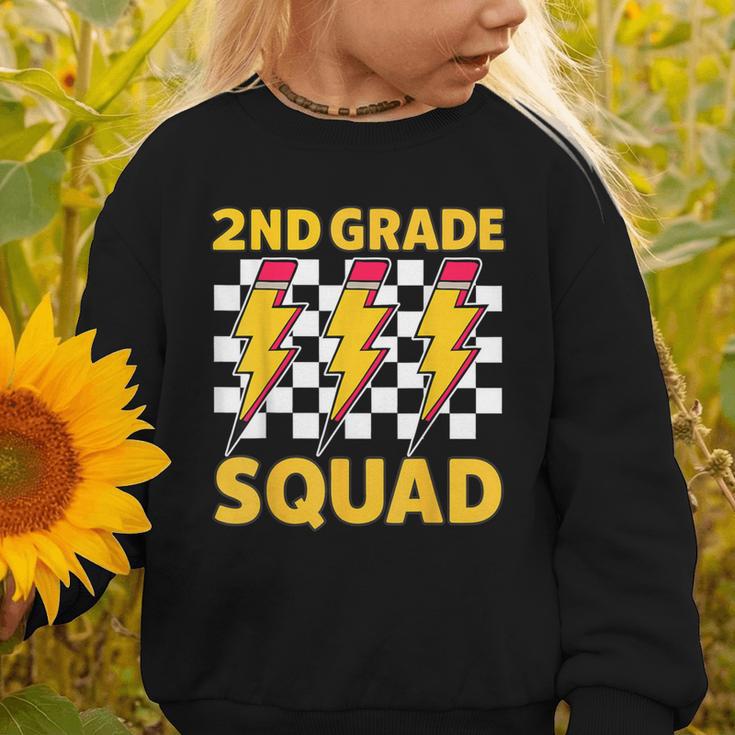 2nd Grade Lightning Bolt Second Grade Squad Back To School Graphic Toddler Sweatshirt 2nd Grade Lightning Bolt Second Grade Squad Back To School Graphic Toddler Sweatshirt