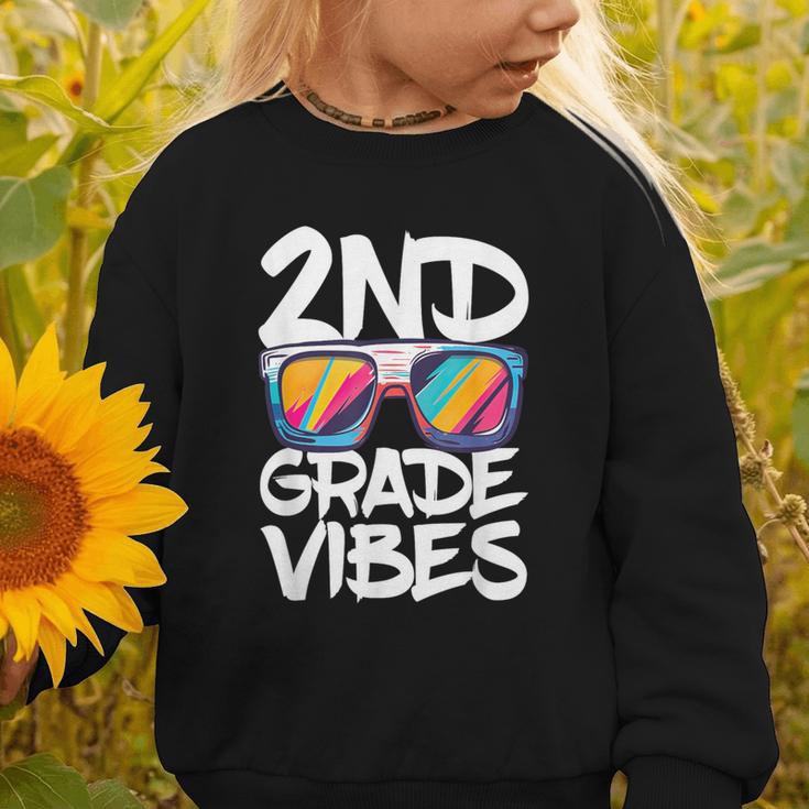 2nd Grade Vibes Shirt Back To School Second Grade Boy Girl Graphic Toddler Sweatshirt 2nd Grade Vibes Shirt Back To School Second Grade Boy Girl Graphic Toddler Sweatshirt