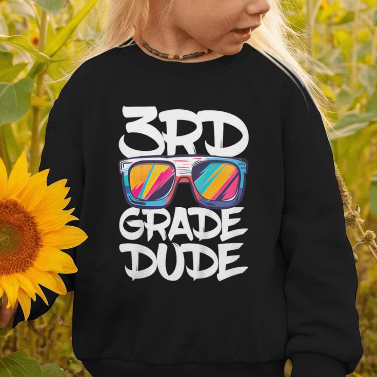 3rd Grade Dude Shirt Back To School Third Grade Boy Girl Graphic Toddler Sweatshirt