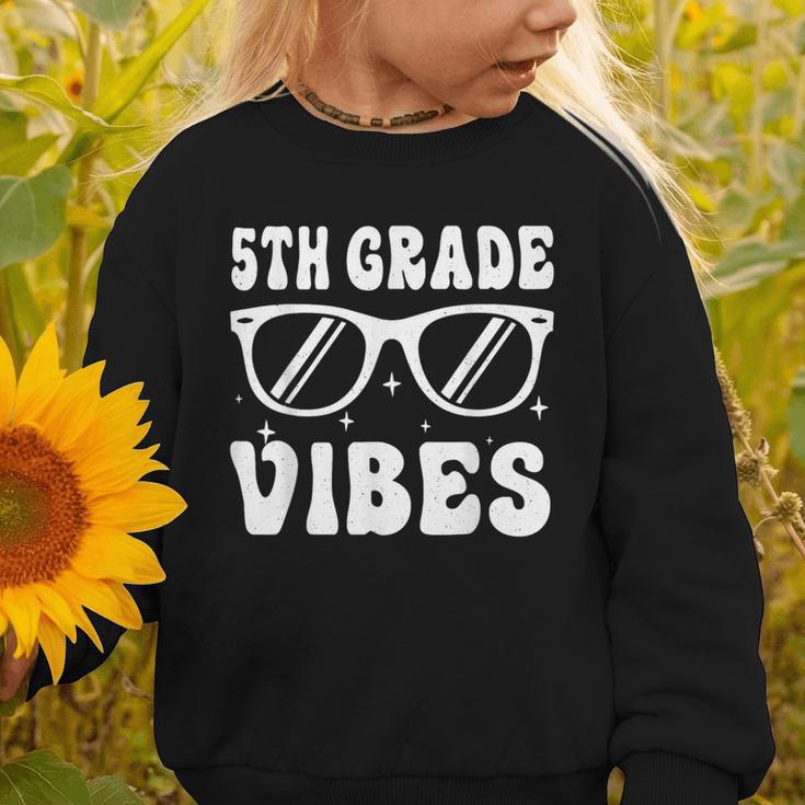 5th Grade Vibes Back To School Graduation Fifth Grade Graphic Toddler Sweatshirt 5th Grade Vibes Back To School Graduation Fifth Grade Graphic Toddler Sweatshirt