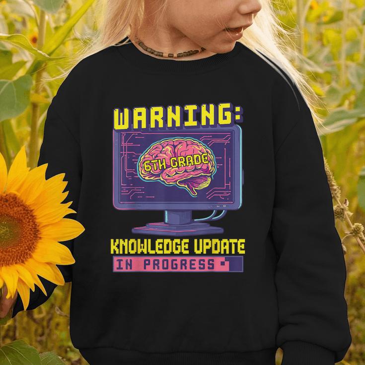 6th Grade Back To School Sixth Grade Smart Boys Computer Graphic Toddler Sweatshirt