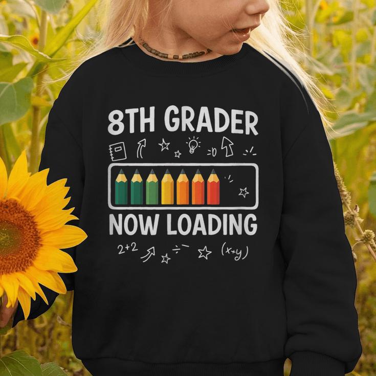 8th Grader Now Loading 8th Grade Back To School T-Shirt Graphic Toddler Sweatshirt