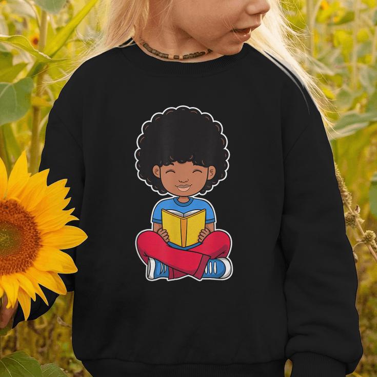 Back To School Afro African American Boy Student Graphic Toddler Sweatshirt Back To School Afro African American Boy Student Graphic Toddler Sweatshirt