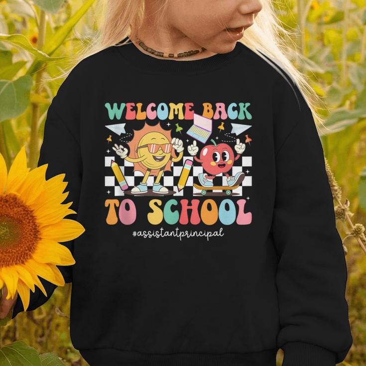 Back To School Assistant Principal First Day Of School Graphic Toddler Sweatshirt Back To School Assistant Principal First Day Of School Graphic Toddler Sweatshirt