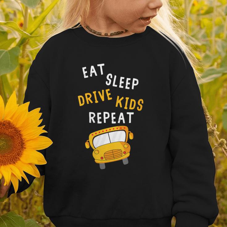Back To School Bus Driver Appreciation Thank You Quote Graphic Toddler Sweatshirt