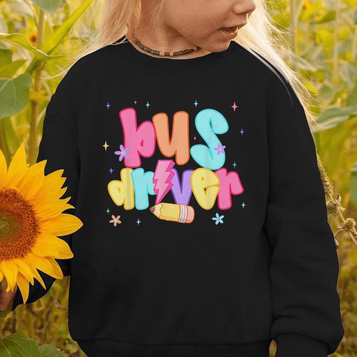 Back To School Bus Driver First Day Men Women Lighting Graphic Toddler Sweatshirt Back To School Bus Driver First Day Men Women Lighting Graphic Toddler Sweatshirt