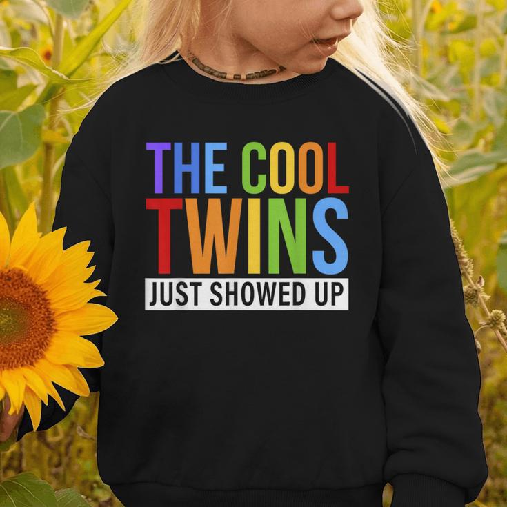 Back To School Cool Twins Just Showed Up Kid Boy Teen Twin Graphic Toddler Sweatshirt Back To School Cool Twins Just Showed Up Kid Boy Teen Twin Graphic Toddler Sweatshirt