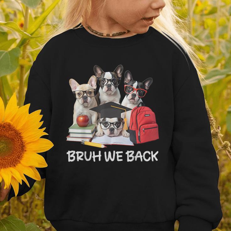 Back To School Cute French Bulldog Puppy Dogs Lovers Graphic Toddler Sweatshirt Back To School Cute French Bulldog Puppy Dogs Lovers Graphic Toddler Sweatshirt