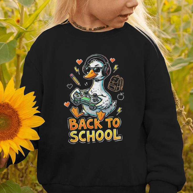 Back To School Gaming Kindergarten First Grade Goose Boys Graphic Toddler Sweatshirt Back To School Gaming Kindergarten First Grade Goose Boys Graphic Toddler Sweatshirt