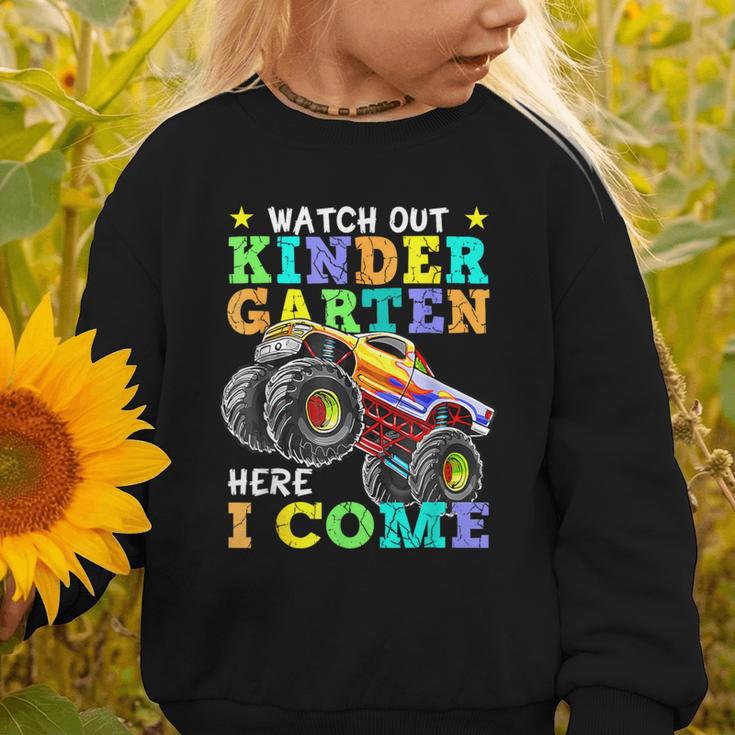Back To School Kindergarten Here I Come For Boy Kid Truck Graphic Toddler Sweatshirt Back To School Kindergarten Here I Come For Boy Kid Truck Graphic Toddler Sweatshirt