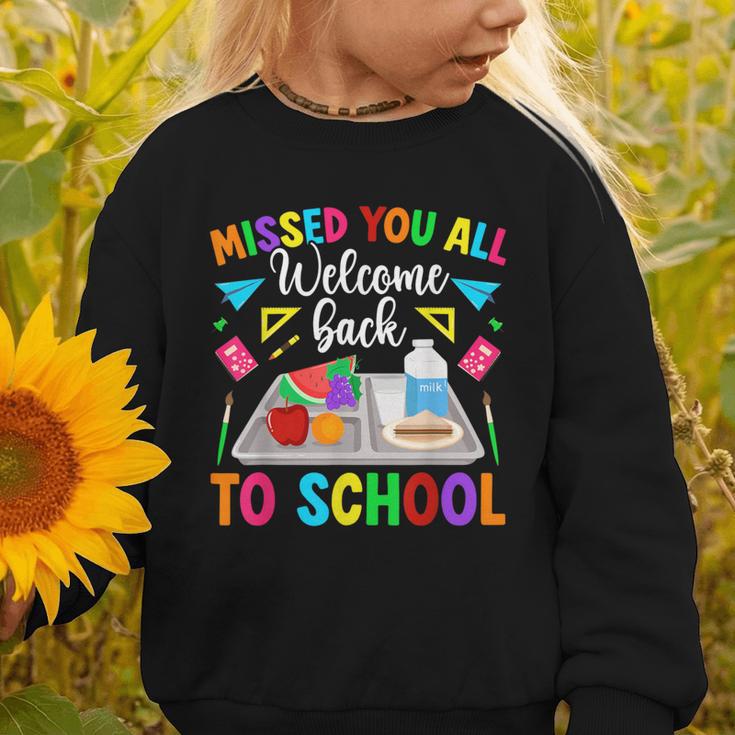 Back To School Lunch Lady First Day Of School Lunch Lady Graphic Toddler Sweatshirt Back To School Lunch Lady First Day Of School Lunch Lady Graphic Toddler Sweatshirt