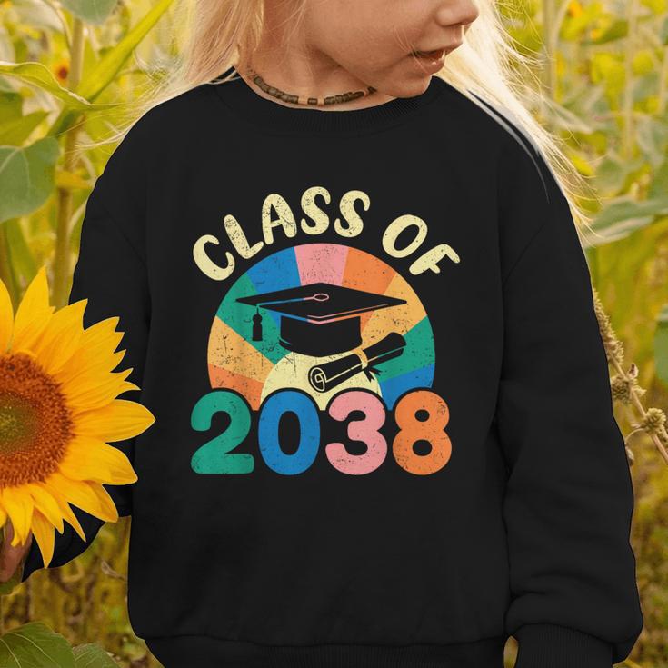 Back To School Pre-K Kindergarten Graduation Class Of 2038 Graphic Toddler Sweatshirt