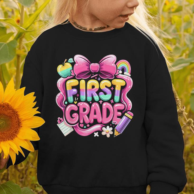 Back To School Team 1st Grade First Grade Graphic Toddler Sweatshirt Back To School Team 1st Grade First Grade Graphic Toddler Sweatshirt