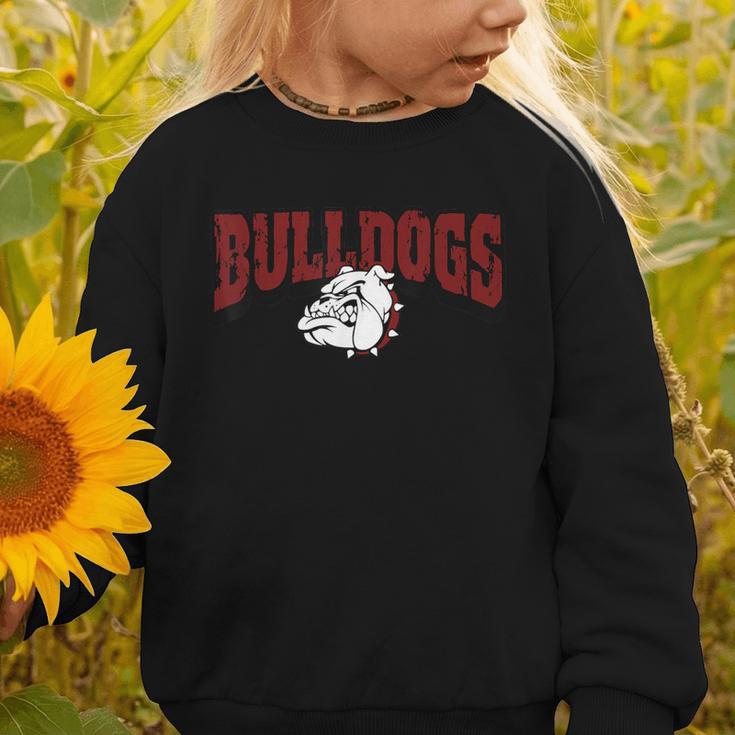 Bulldogs Back To School Spirit M Graphic Toddler Sweatshirt Bulldogs Back To School Spirit M Graphic Toddler Sweatshirt