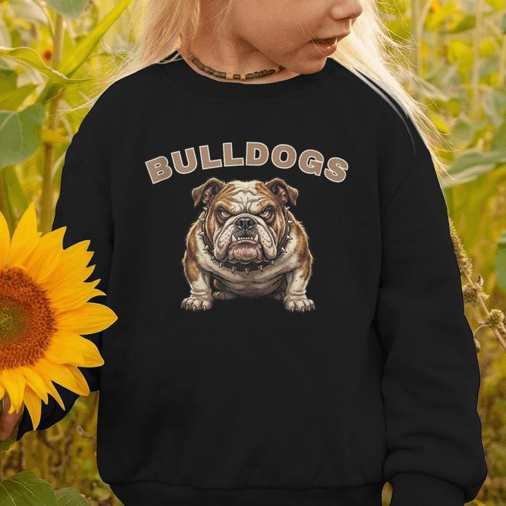Bulldogs Back To School Spirit Graphic Toddler Sweatshirt Bulldogs Back To School Spirit Graphic Toddler Sweatshirt