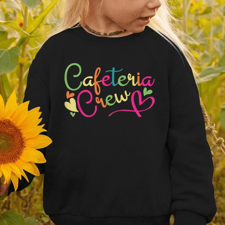 Cafeteria Crew Back To School Lunch Lady Worker Squad Graphic Toddler Sweatshirt